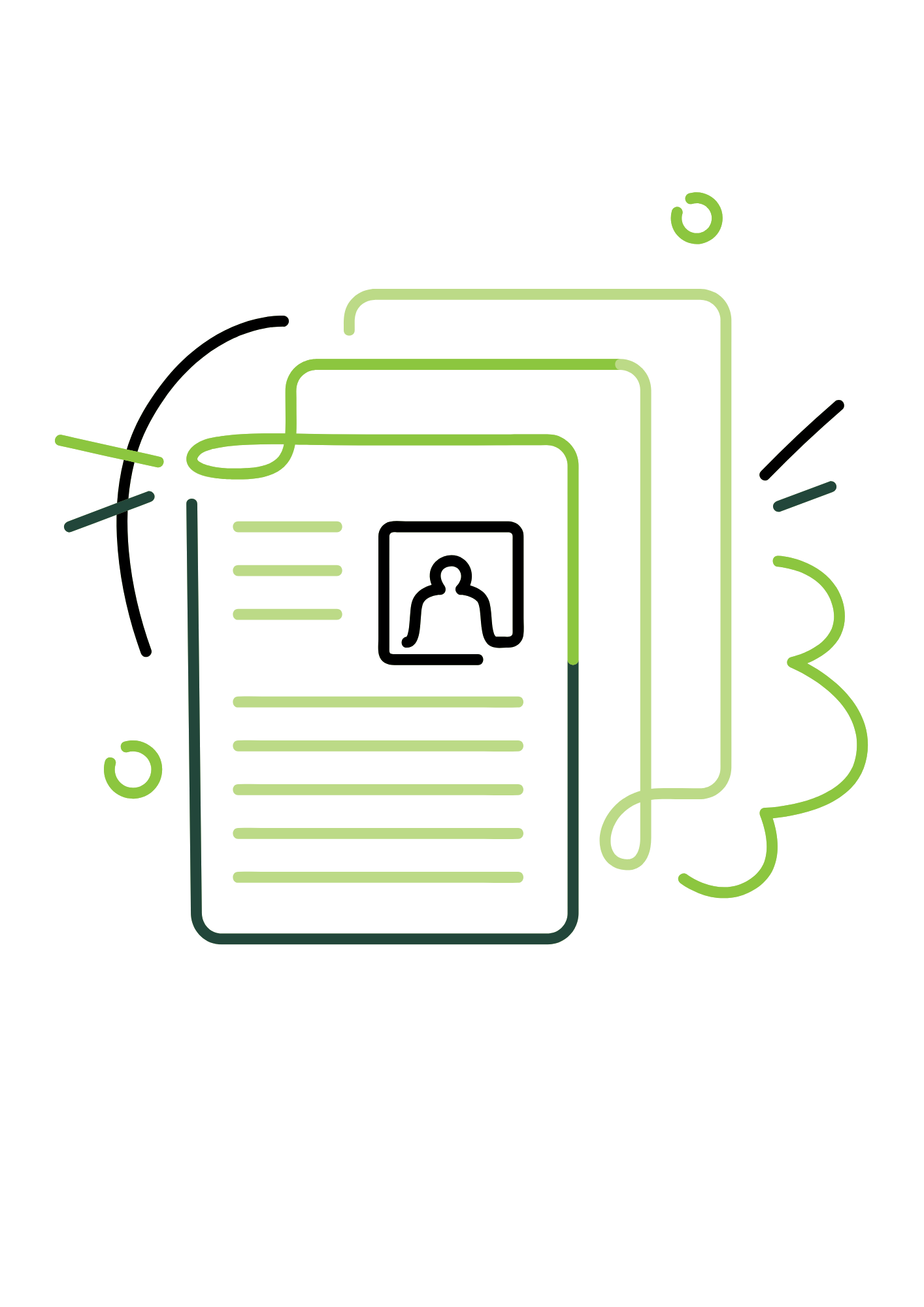 Jetzt Teil der Interim Profis werden! Grafik von einer initiativen Bewerbung