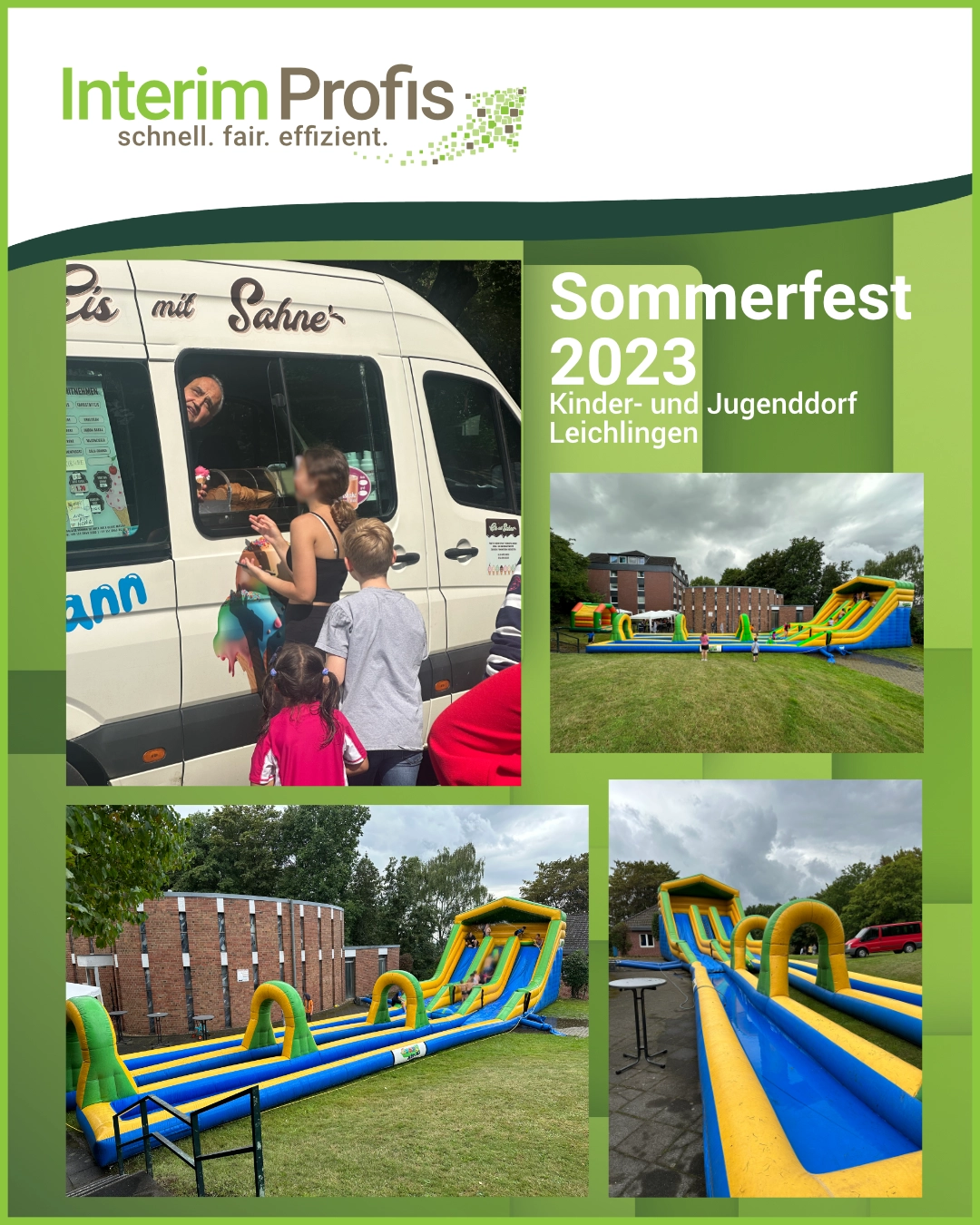 Flyer vom Sommerfest des Kinder- und Jugenddorf Leichlingen