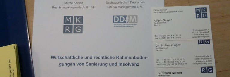 Interim Management in der Sanierung und Insolvenz