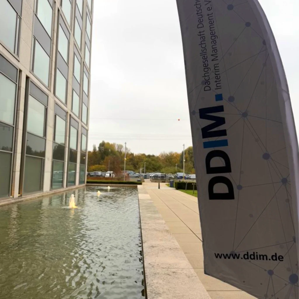 Banner des DDIM Kongress am Van der Valk Hotel Duesseldorf
