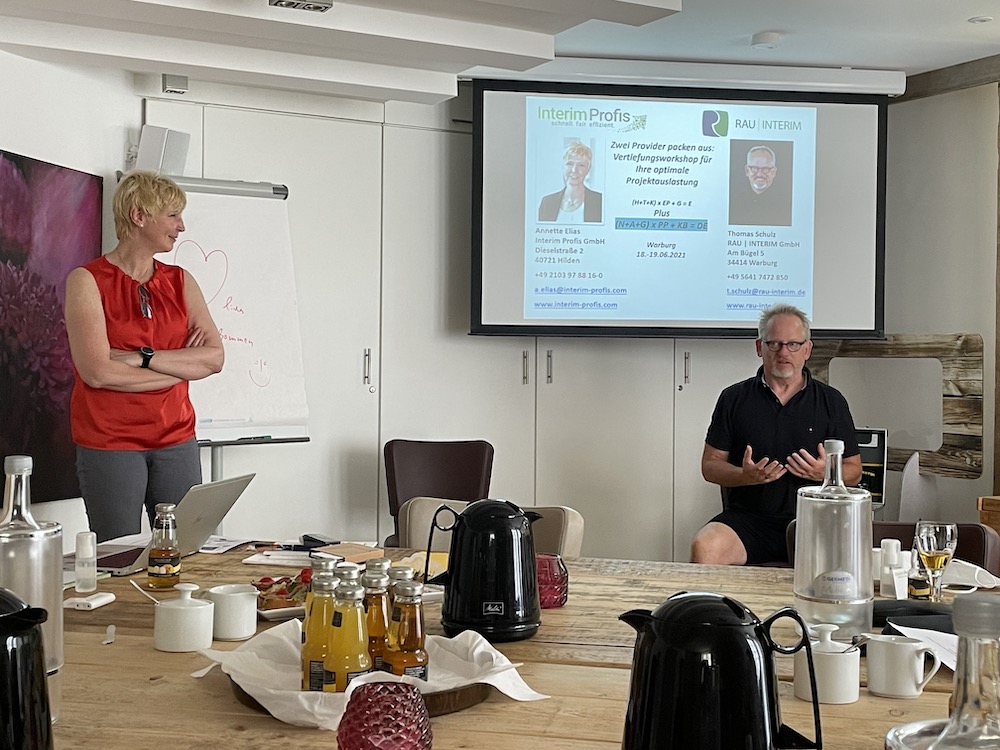 Vertiefungsworkshop für Ihre optimale Projektauslastung - Zwei Provider packen aus Vertiefungsworkshop für Ihre optimale Projektauslastung - Zwei Provider packen aus